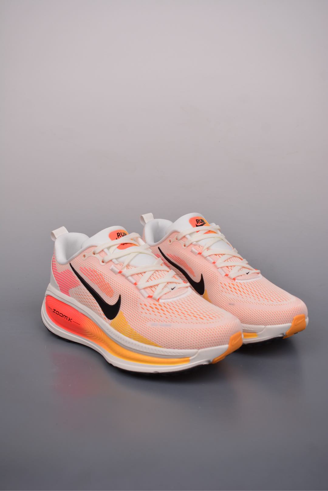 Nike Vomero 18 ZoomX Rose Red Black and White