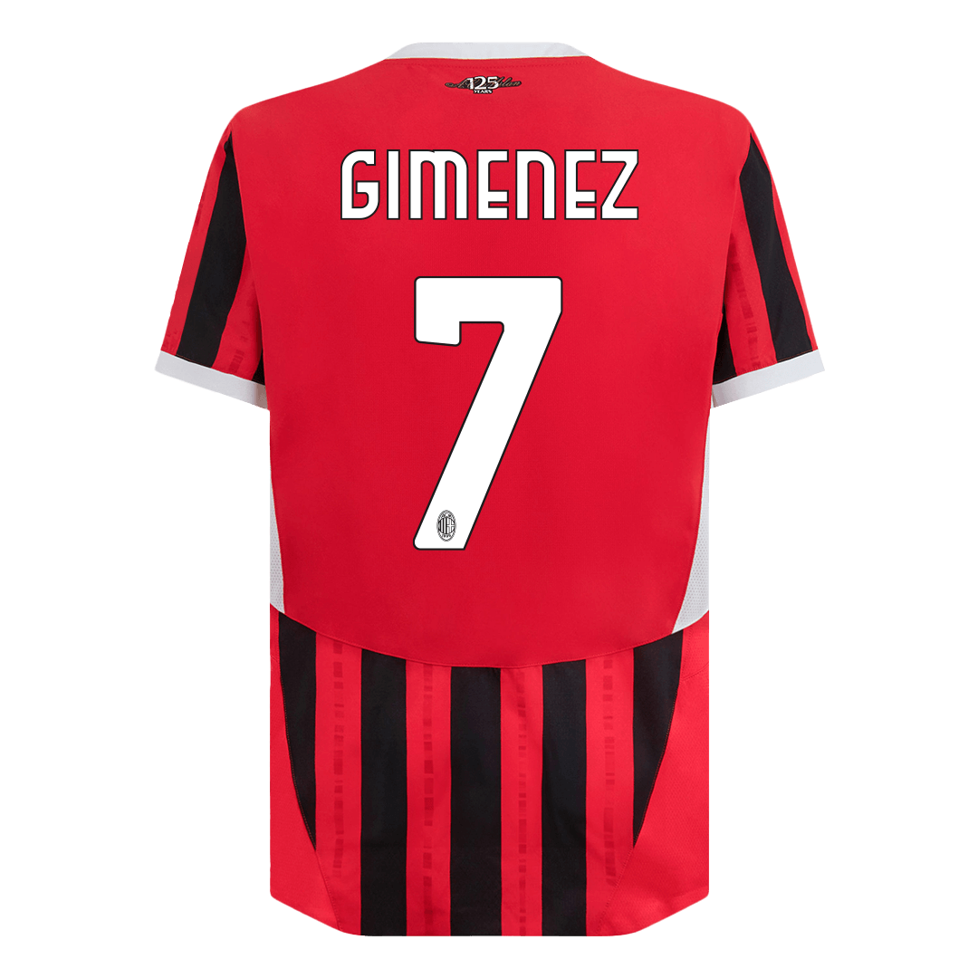 Authentic football jersey GIMENEZ #7 Home jersey AC Milan 2024/25