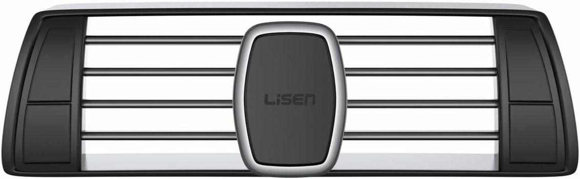 LISEN 2 Pack Magnetic Phone Holder for Your Car Mount 6 Military Magnets Car Phone Holder Mount Vent Cell Phone Holdeer Mount Vent Cell Phone Holder (20X Powerful: Gold)