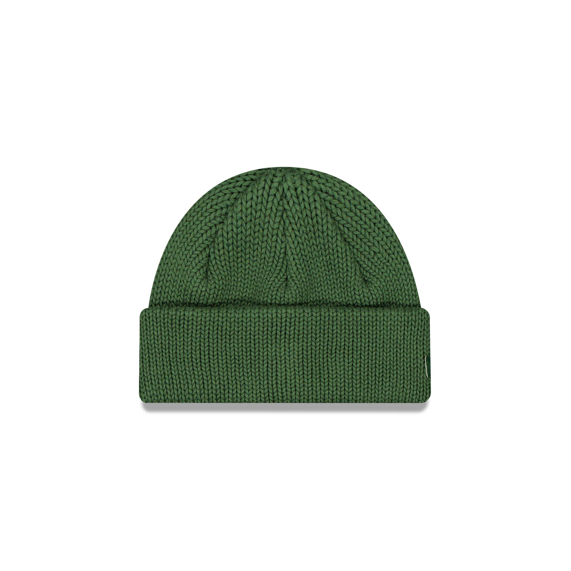 New Era Branded Cilantro Green Short Knit Beanie Hat