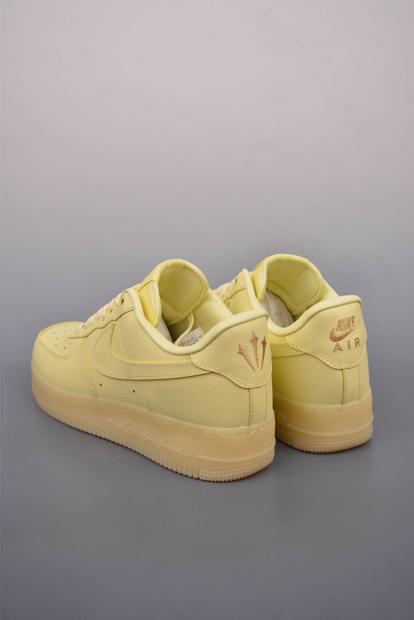 NOCTA x Nike Air Force 1 SP Citron TintLove You Forever Leather Light Yellow CZ8065-800