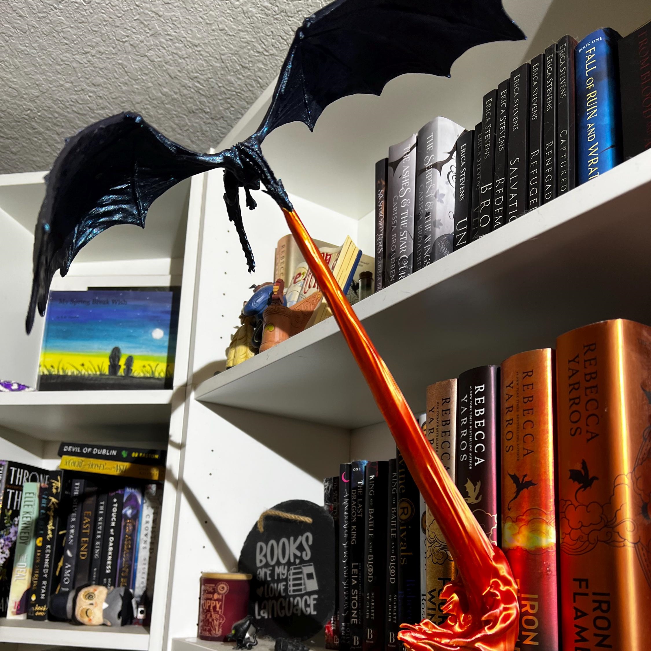 2024 New Dragon Flame Book Nook