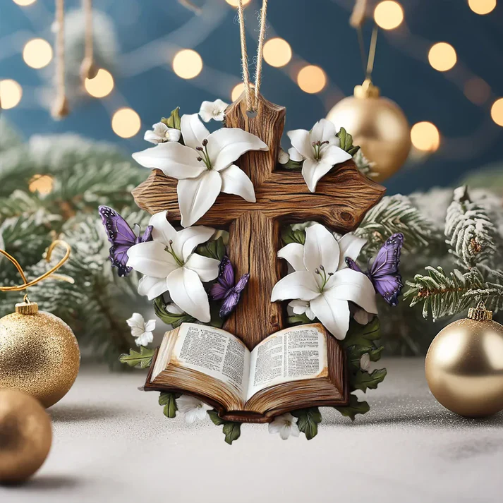 Faith & Bible Ornament