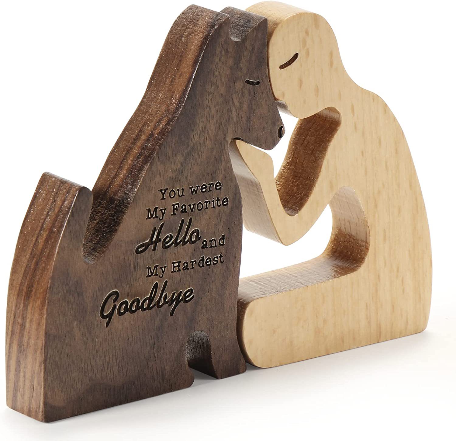 💙Wooden Carving Dog Memorial Gifts - Remembrance Loss of Dog🐾