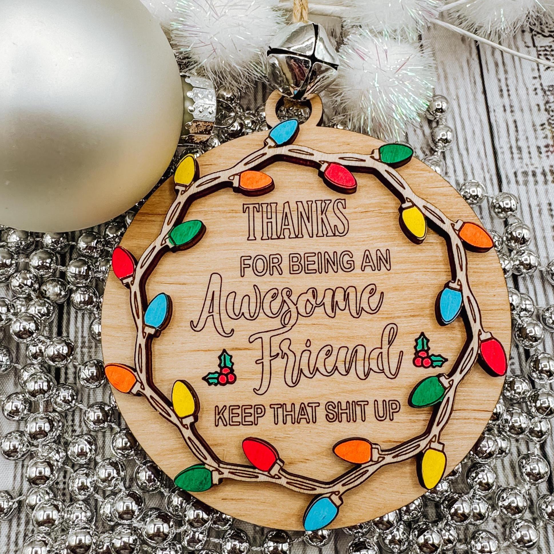 Coworker friendship funny Christmas gift for work | Coworker appreciation gift