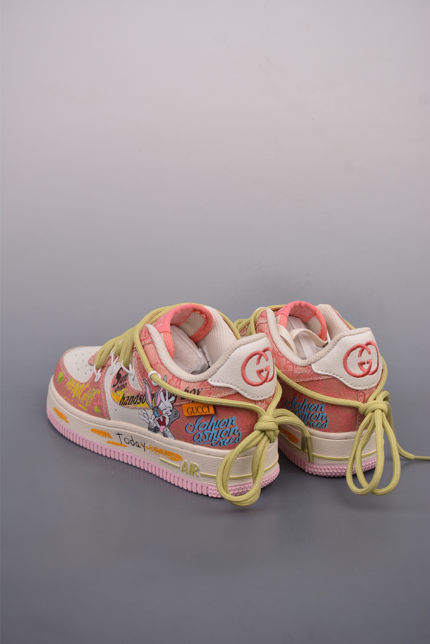 Nike Air Force 1 Low Bugs Bunny Pink White BD0077-666
