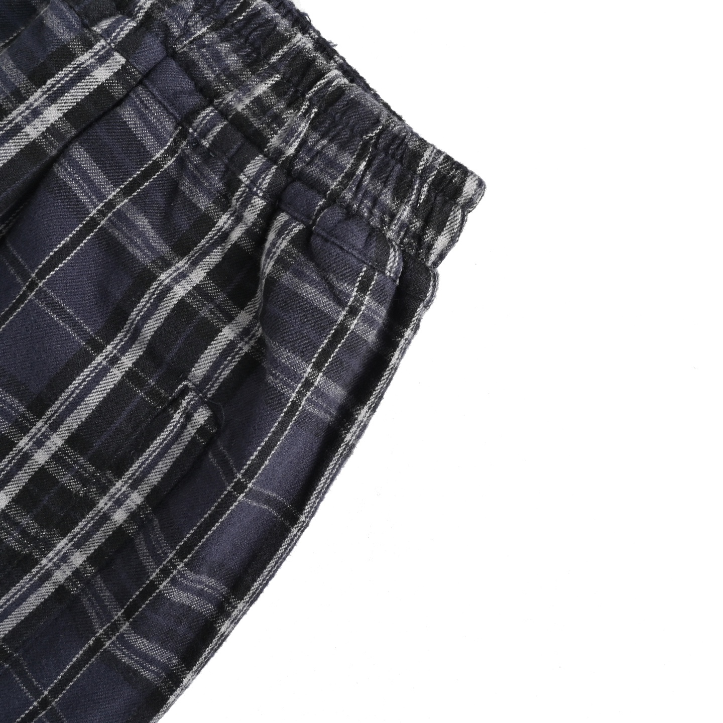 Balenciaga 25ss checked flannel trousers