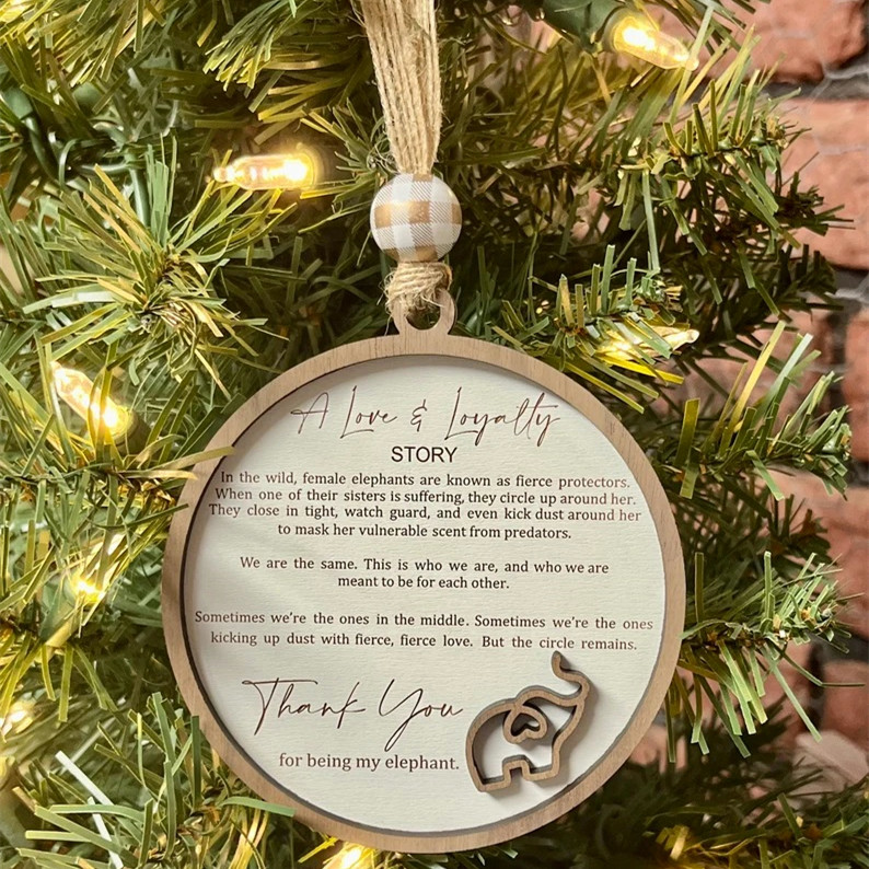 Sisterhood Elephant Gift Decoration