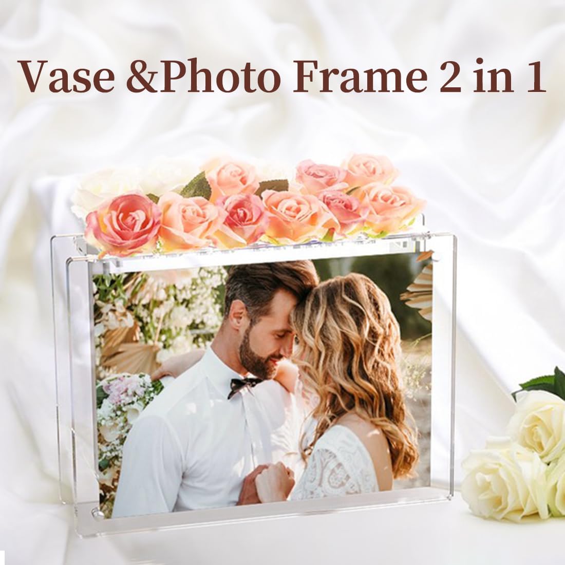 🔥TODAY ONLY 49% OFF🔥Flower Vase Magnetic Picture Frame 2 in 1