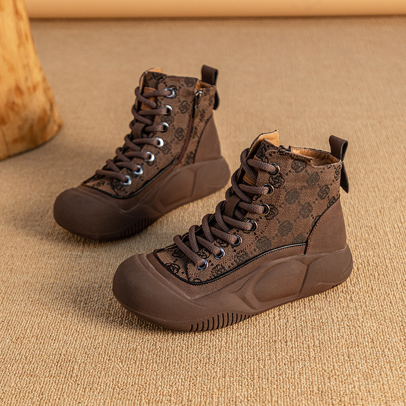 🎄Early Christmas Sale 49% OFF🔥Thick-soled plus velvet Martin boots (Cowhide)