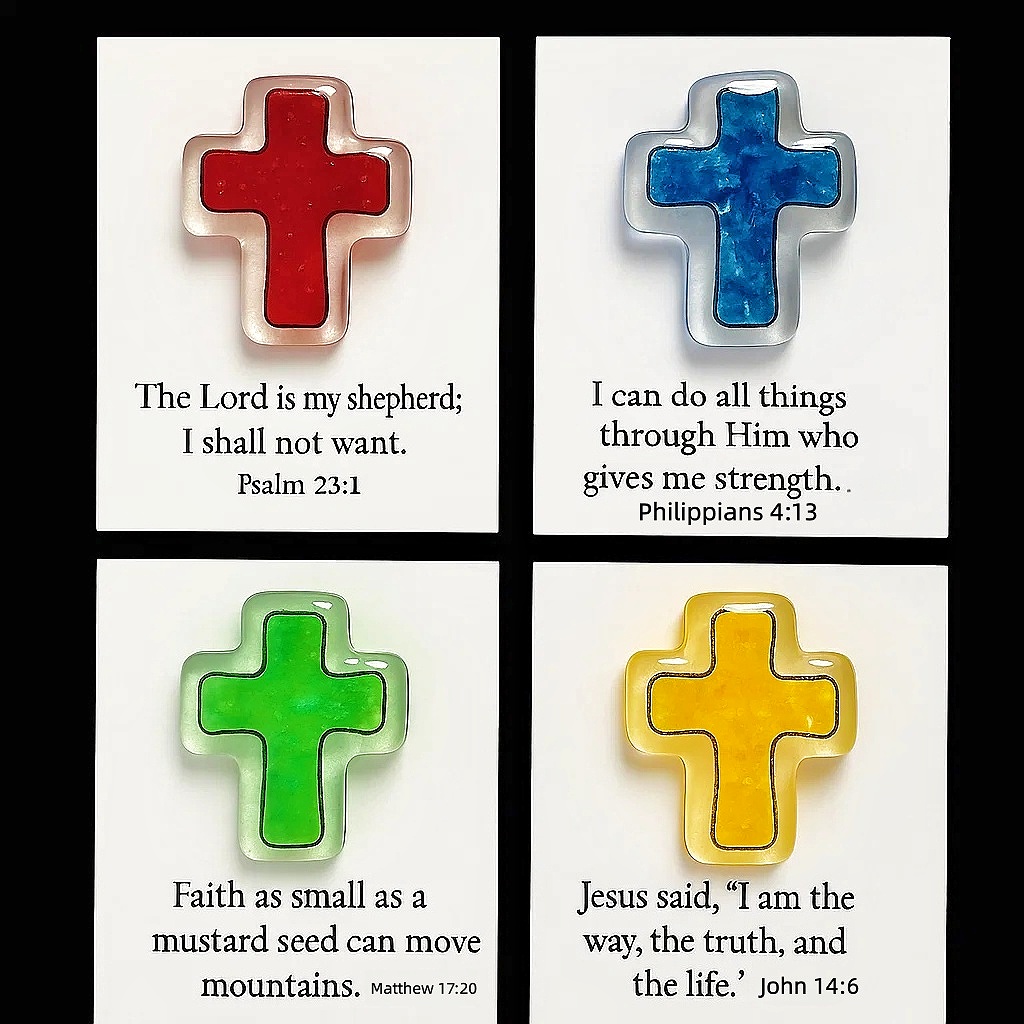 2025 Cross Molten Glass Pocket Hug Advent Calendar-24DAYS