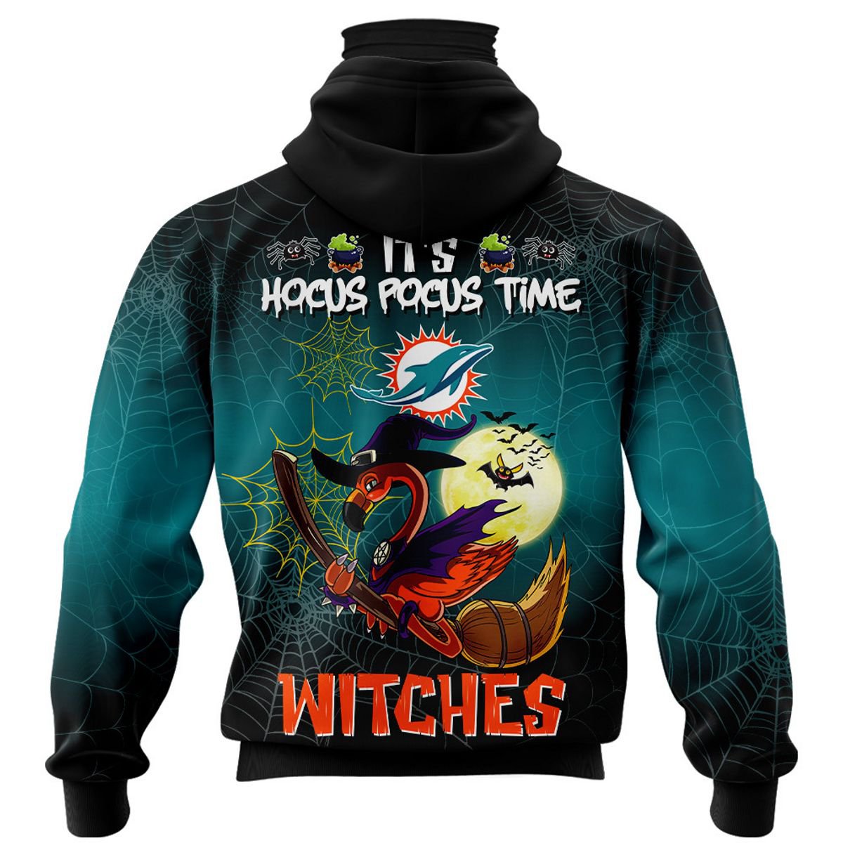 MIAMI DOLPHINS 3D HOODIE HALLOWEEN002