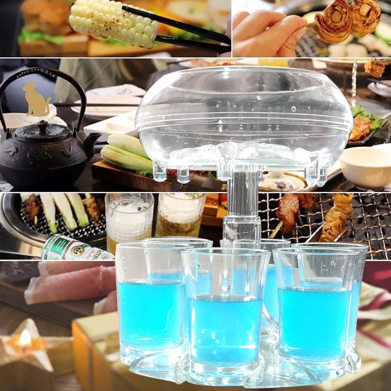 🌼🍷 6 Shot Glass Dispenser and Holder