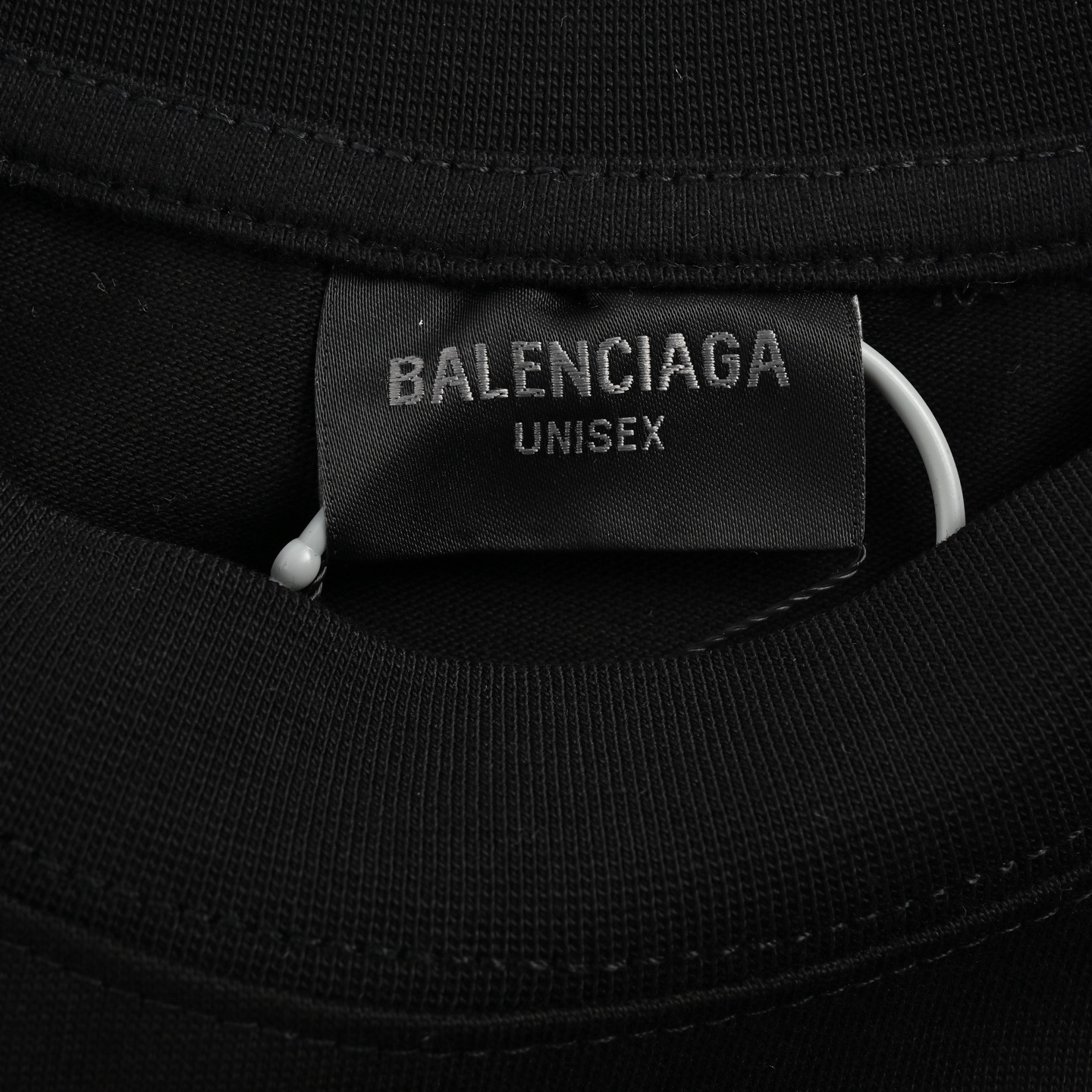 Balenciaga 25ss front and back letter embroidered short sleeves