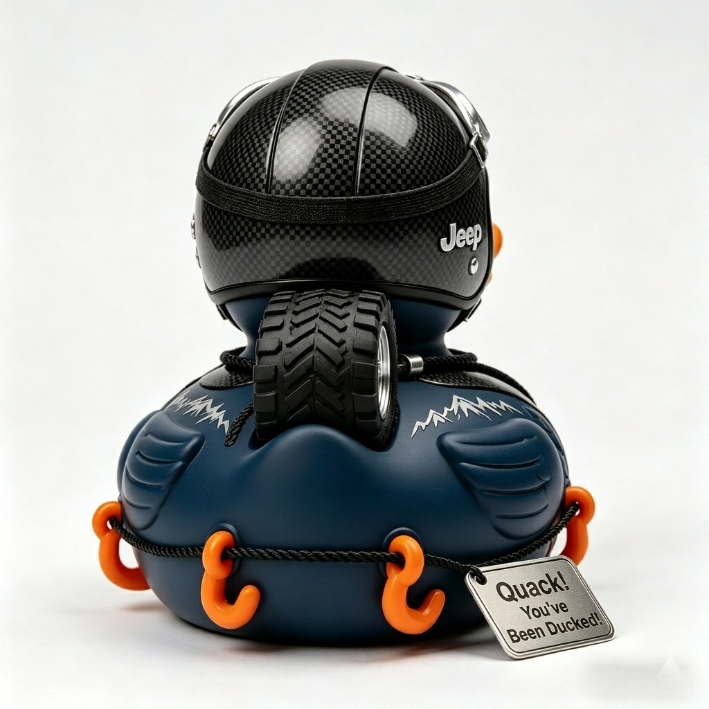 Carbon Fiber Jeep 85th Anniversary Duck - Limited Edition Offroad Rubber Duck