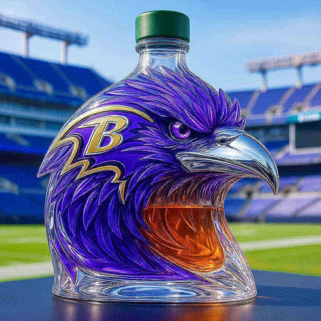 Baltimore Ravens Limited Edition Whisky Bottle