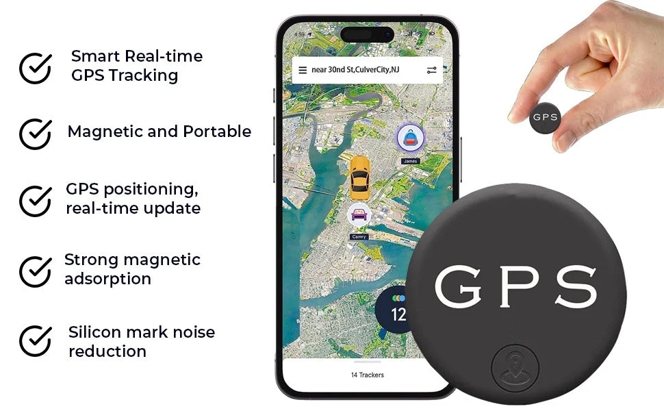 HOT SALE🔥EasyFind Mini Magnetic GPS Tracker - Unlimited Distance, US & Worldwide! No subscription is required!