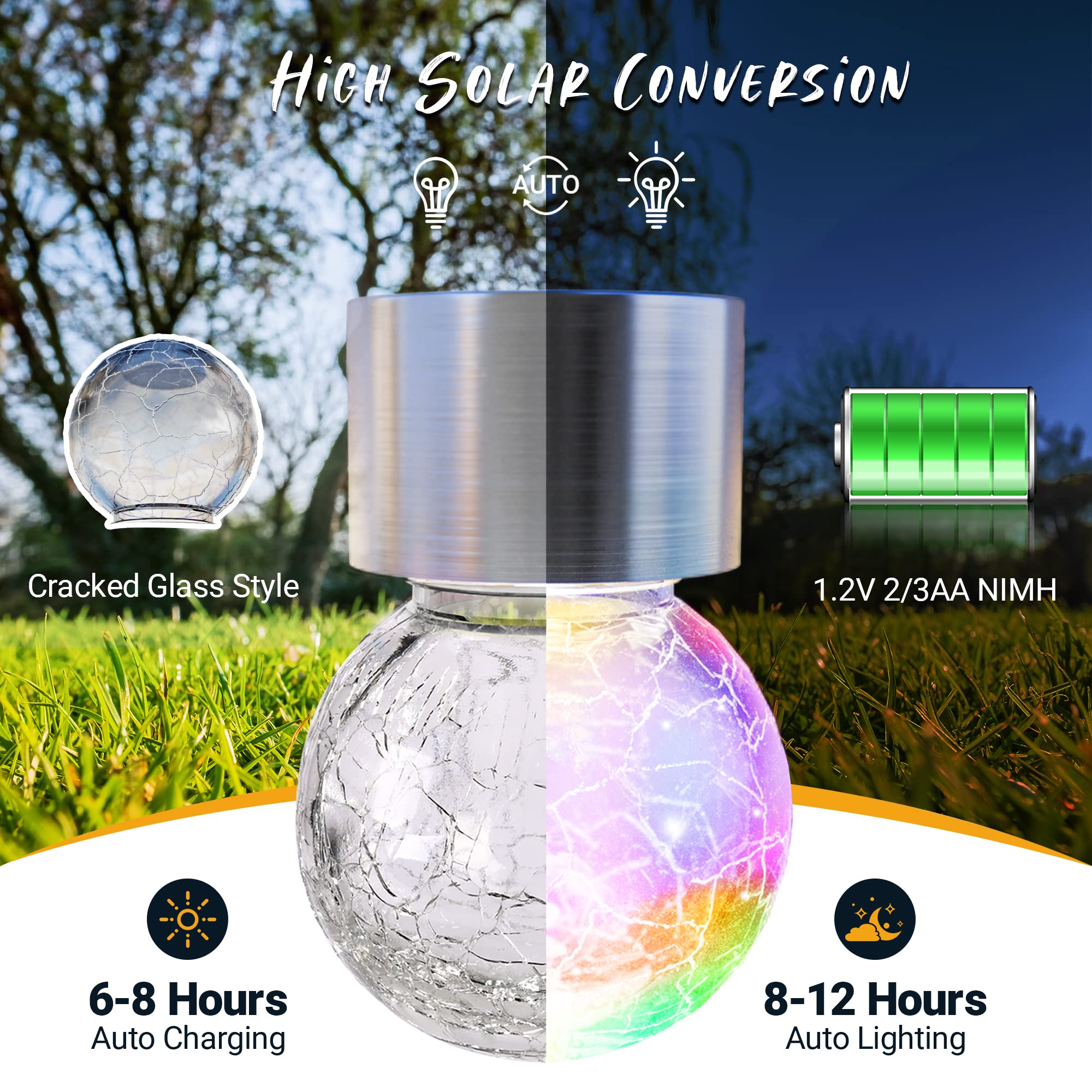 🔥ON SALE🔥4 Pcs Christmas Solar Lights