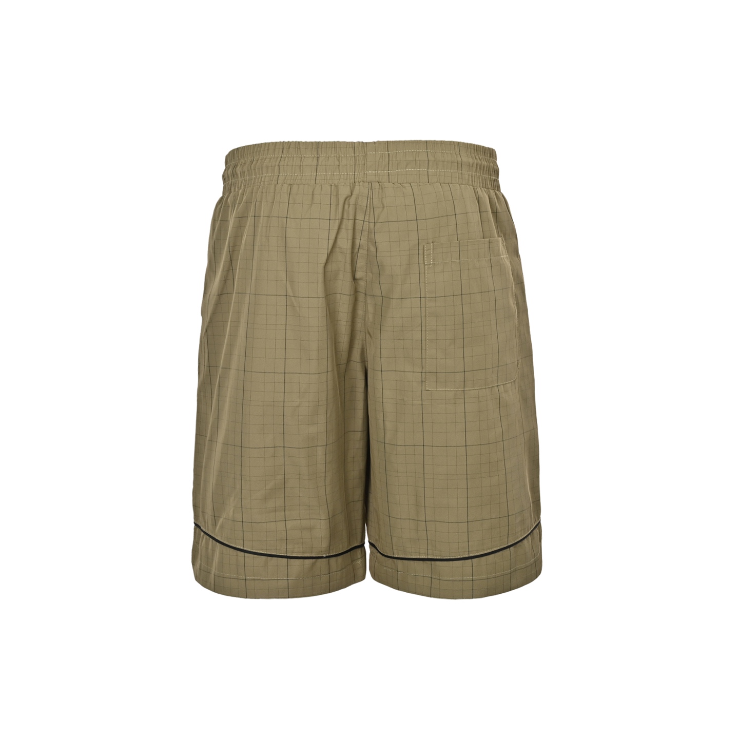 Balenciaga 25ss ring-stamped plaid shorts