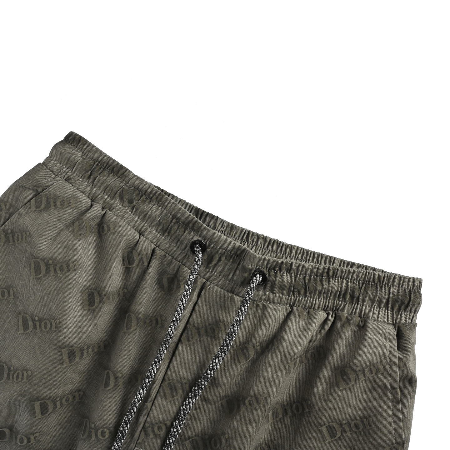 Dior 25ss all over blurry letter print shorts