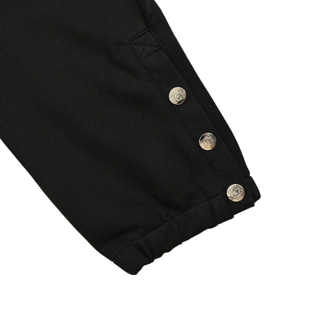 Loewe 24Fw embroidered logo button-down trousers