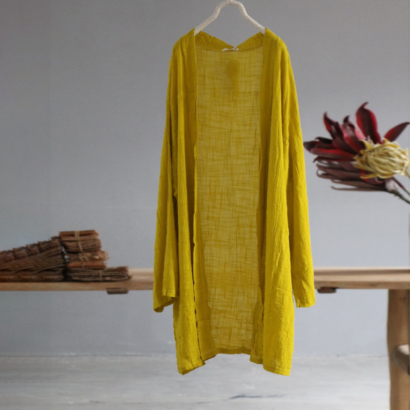 Solid Casual Long Sleeve Comfy Cardigan