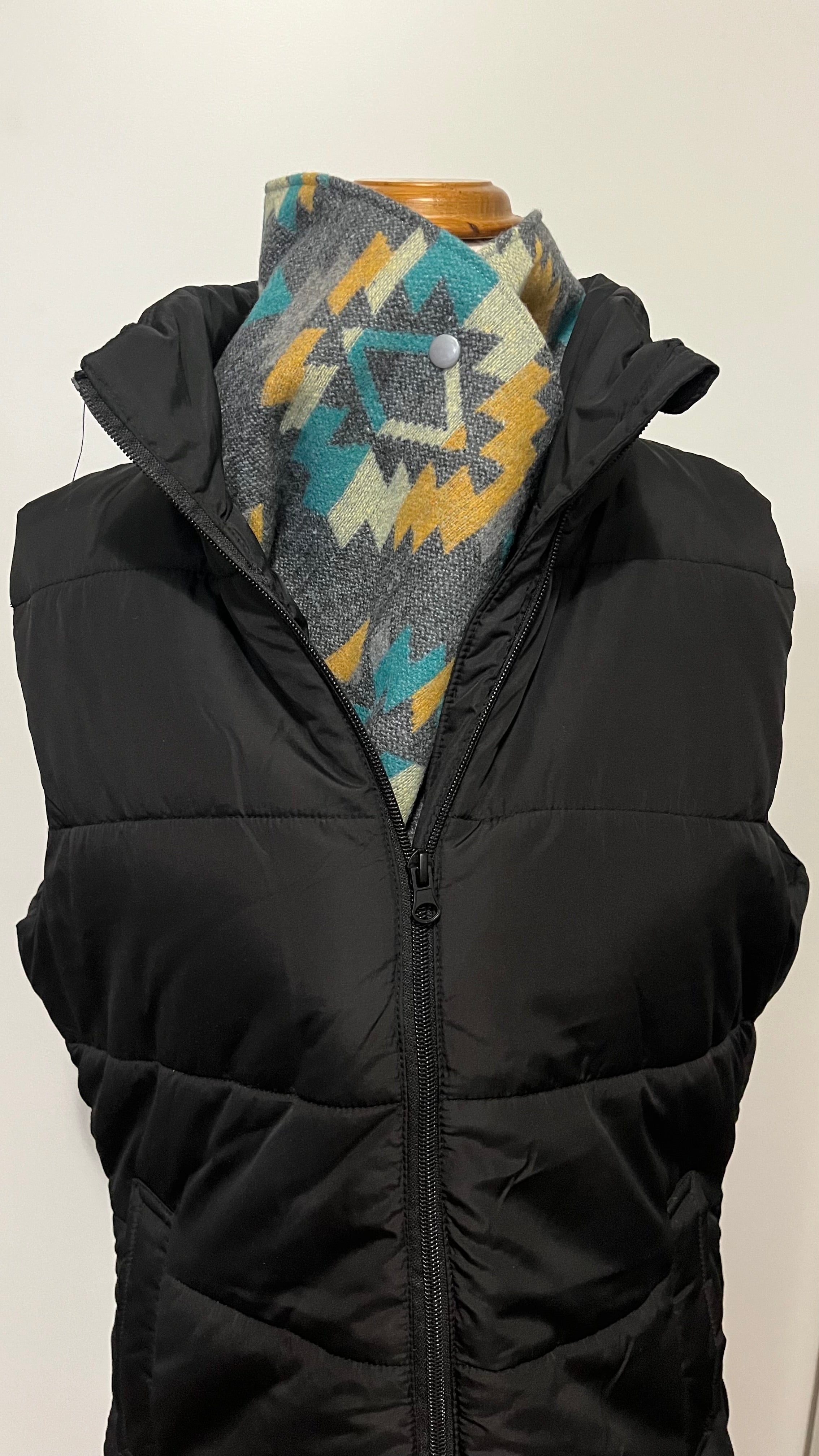 Western Cowboy Aztec Warm Neck Hood