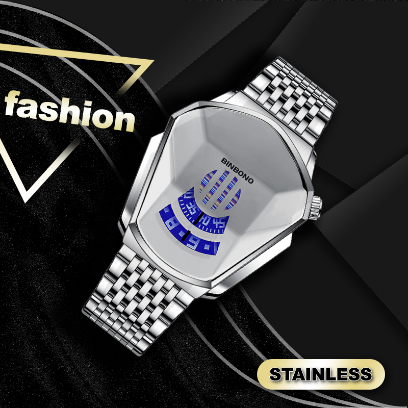 Diamond Style Quartz Watch For Men & Women-Buy Two Free Shipping