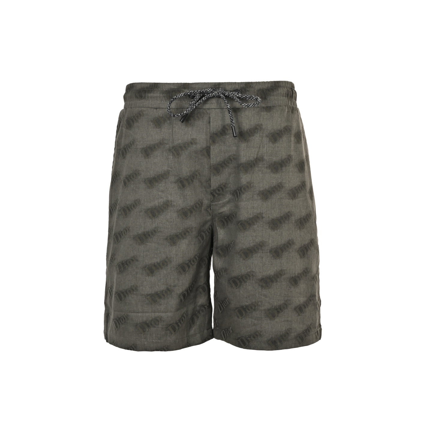 Dior 25ss all over blurry letter print shorts
