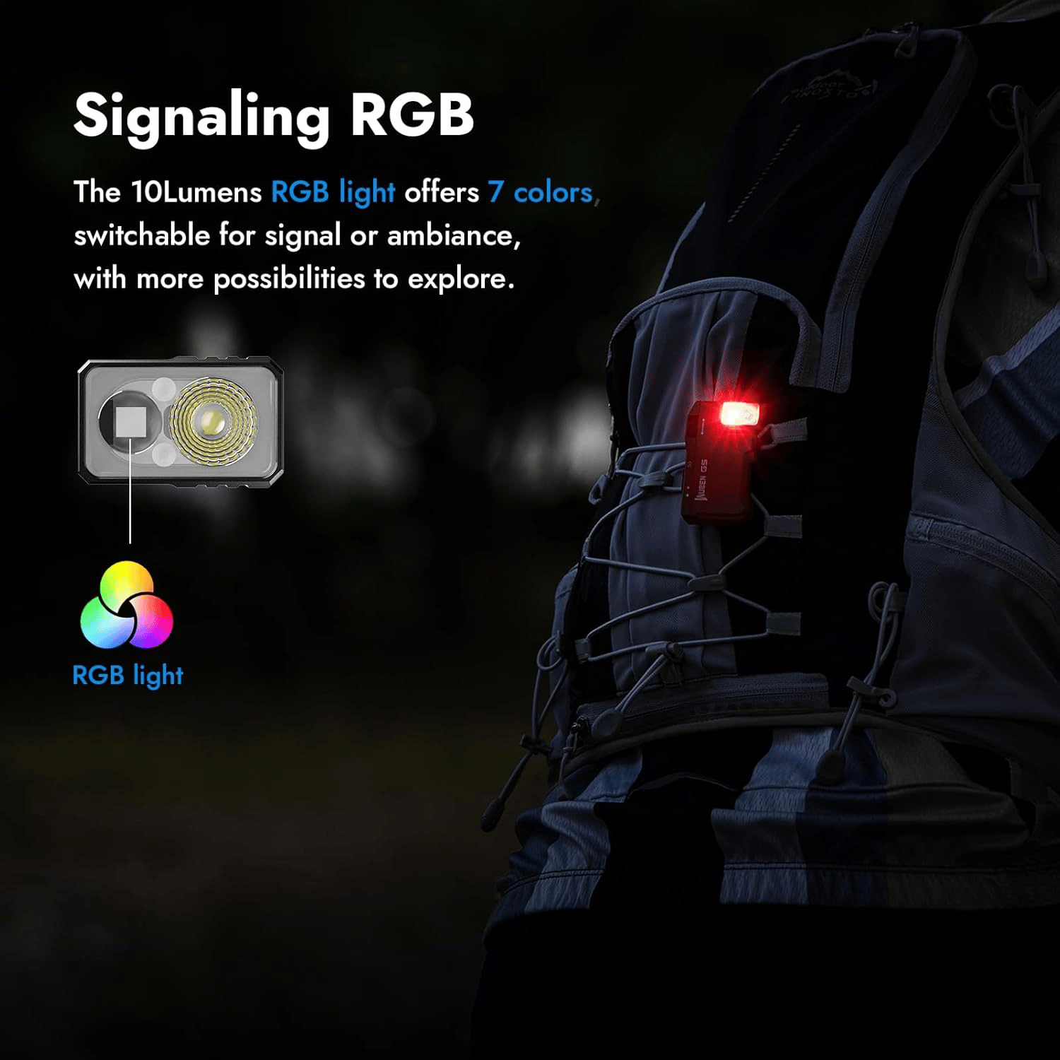 🔥WUBEN G5 Premium Pocket-Sized Mini RGB Flashlight