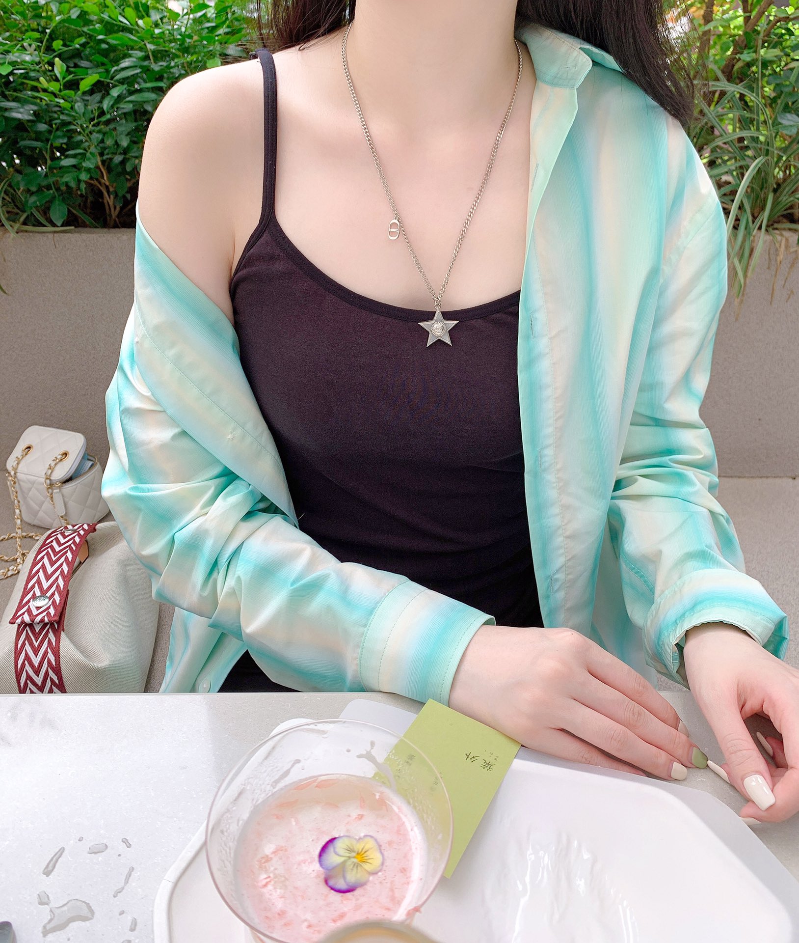 Dior Pentagram Necklace