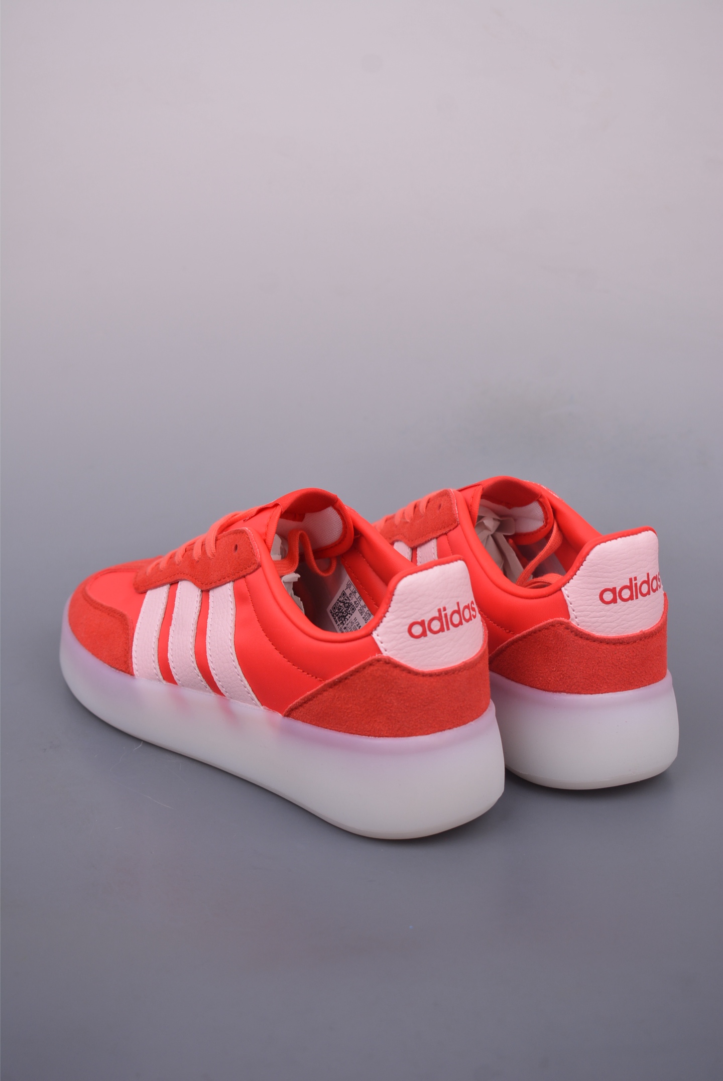 Adidas Barreda Decode Casual Sneakers Red and White JP9669