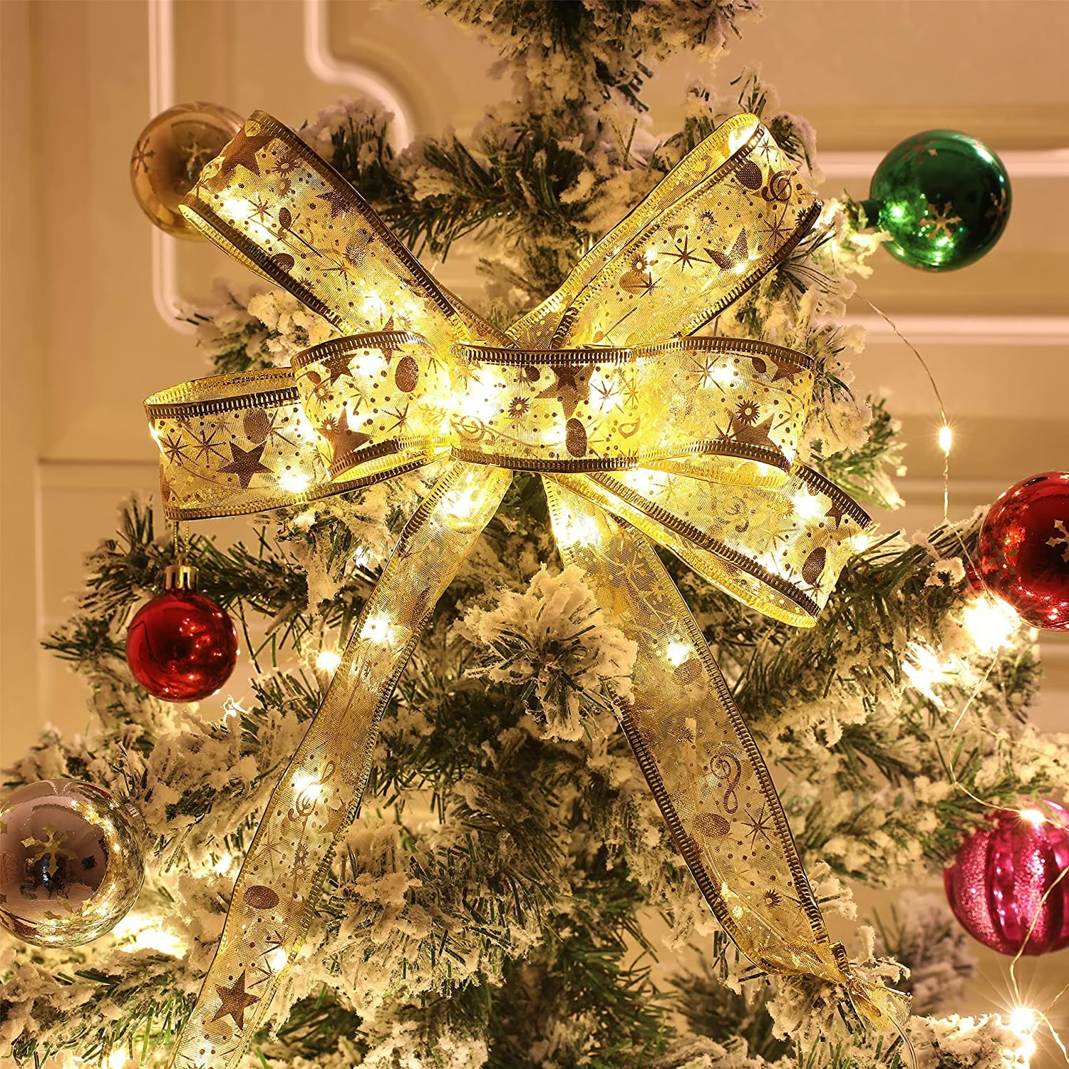 🎄Early Christmas Sale 49% OFF🎄Christmas Ribbon Fairy Lights