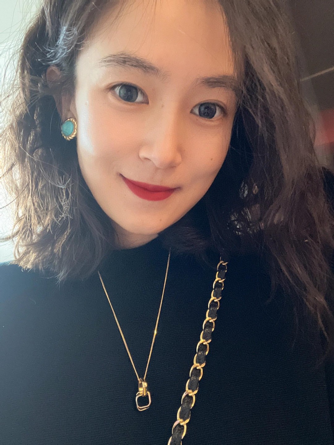 Cartier 3 ring square necklace