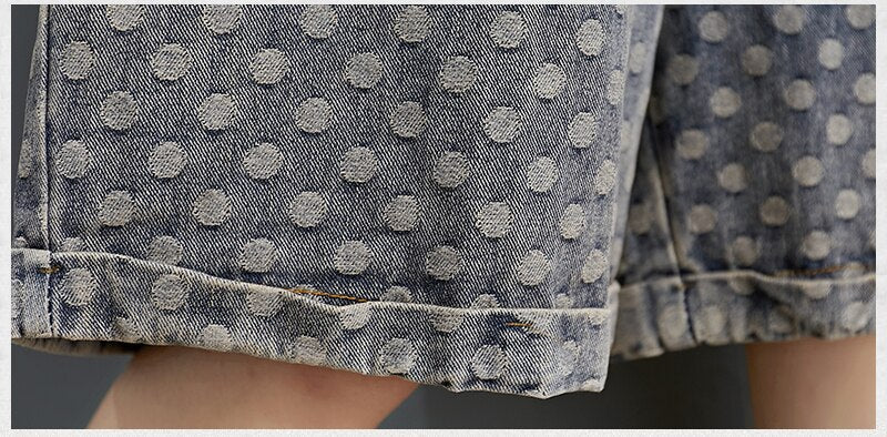 Polka Denim Overall