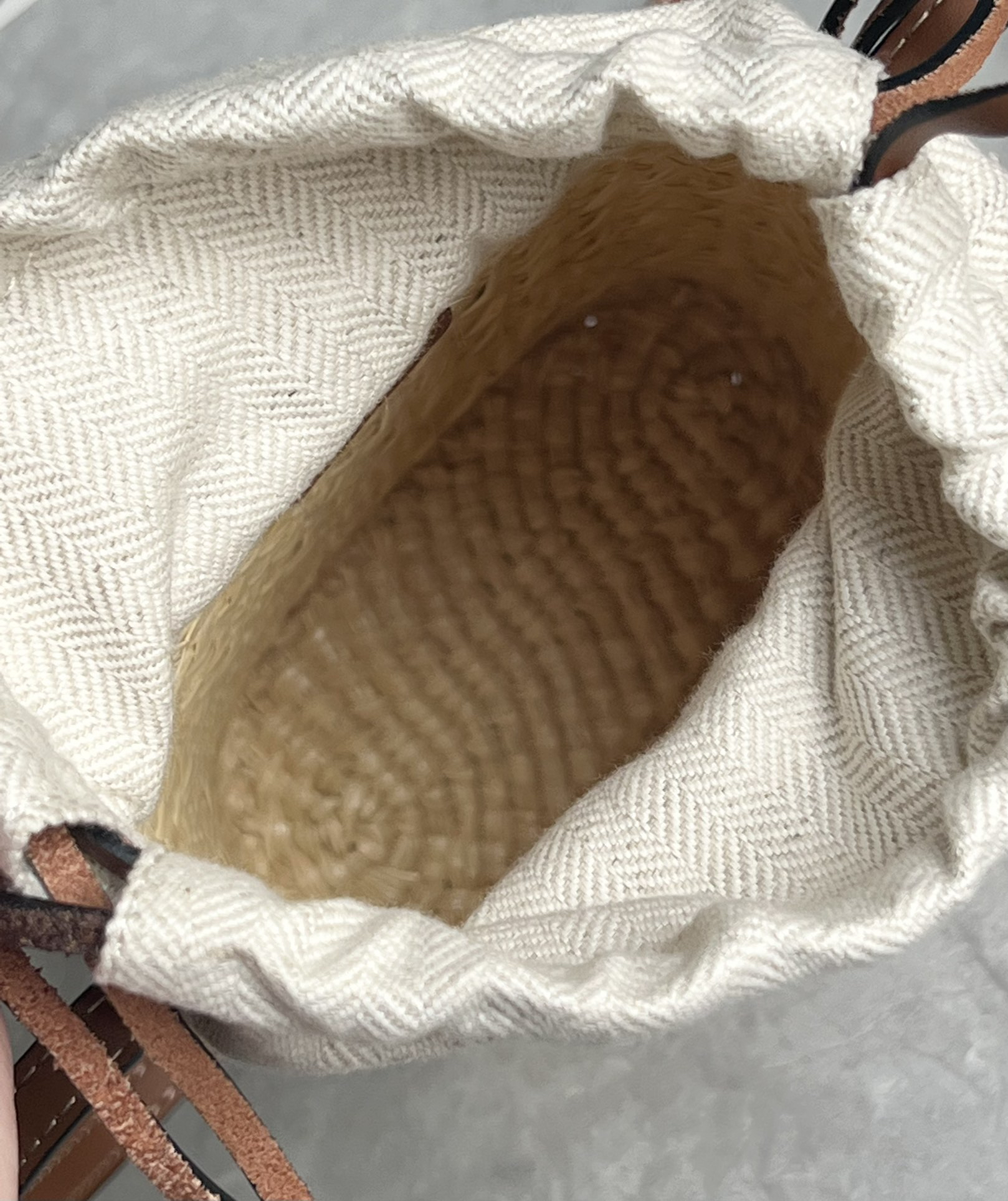 Loewe Anagram Basket Straw Bag 1005