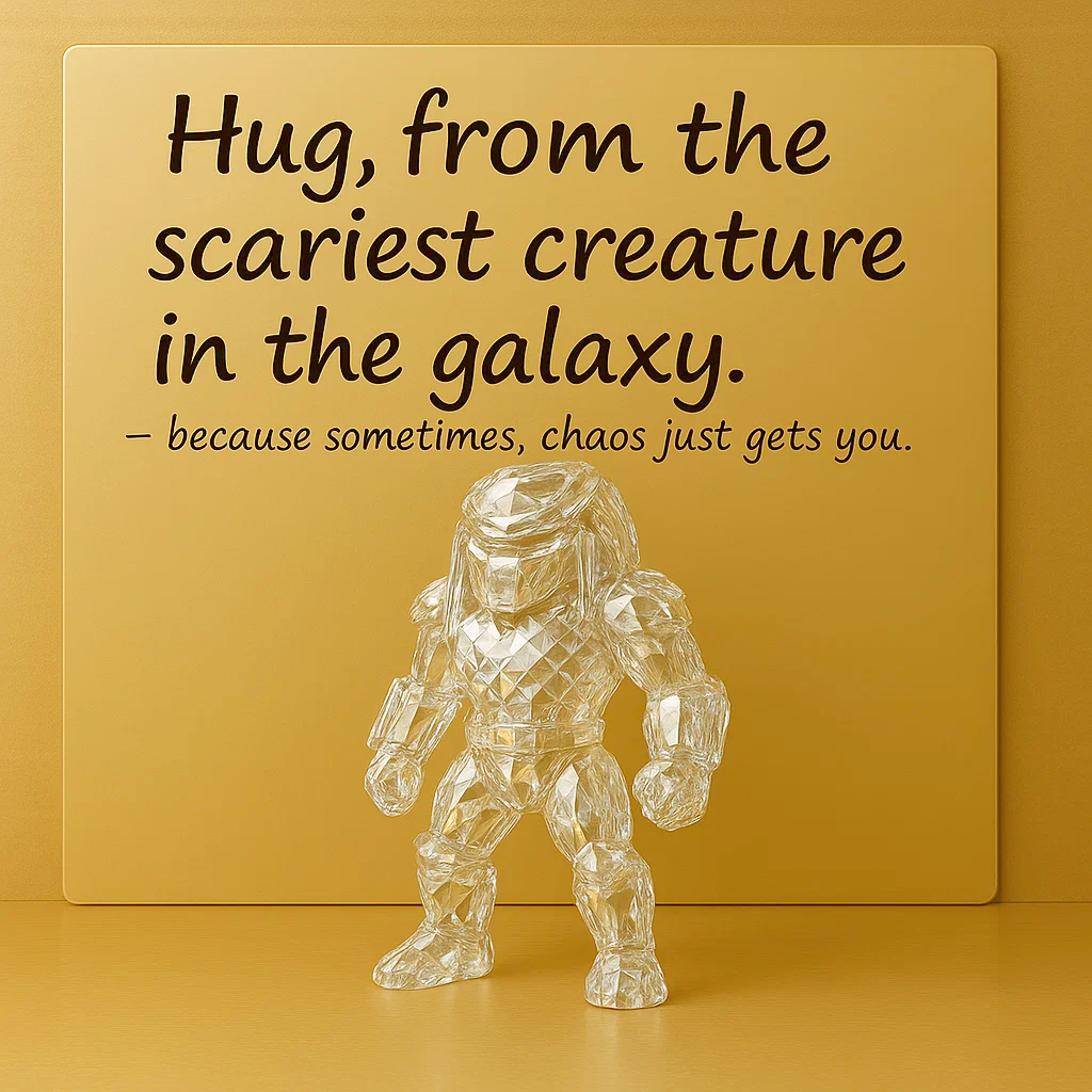 Crystal Xenomorph Pocket Hug——Even monsters can care.