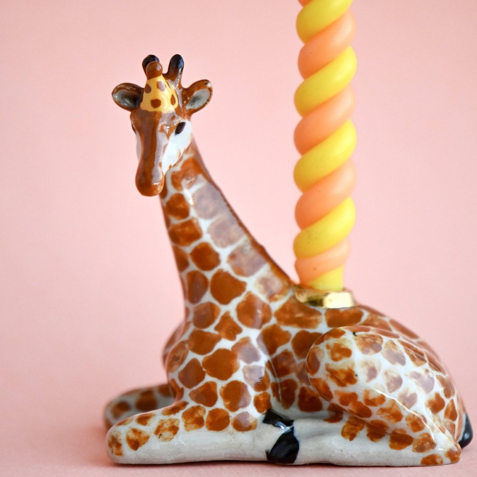 🎄CHRISTMAS ON SALE🔥Cake Topper | Handcrafted Porcelain Figurine | Birthday Candle Holder