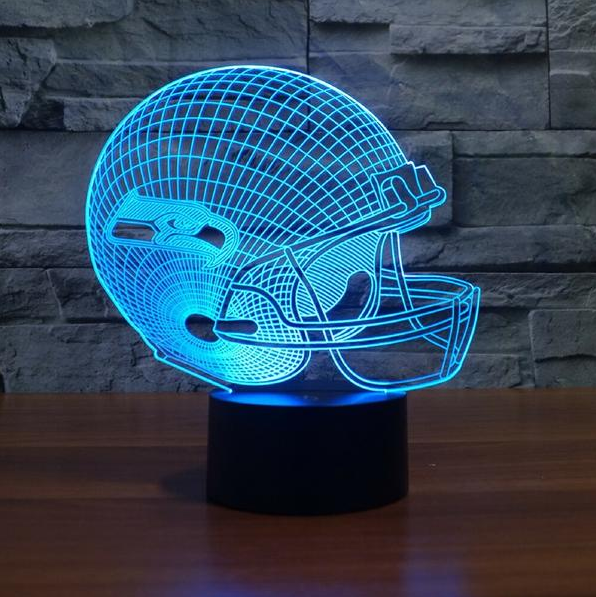 SEATTLE SEAHAWKS 3D LED LIGHT LAMP