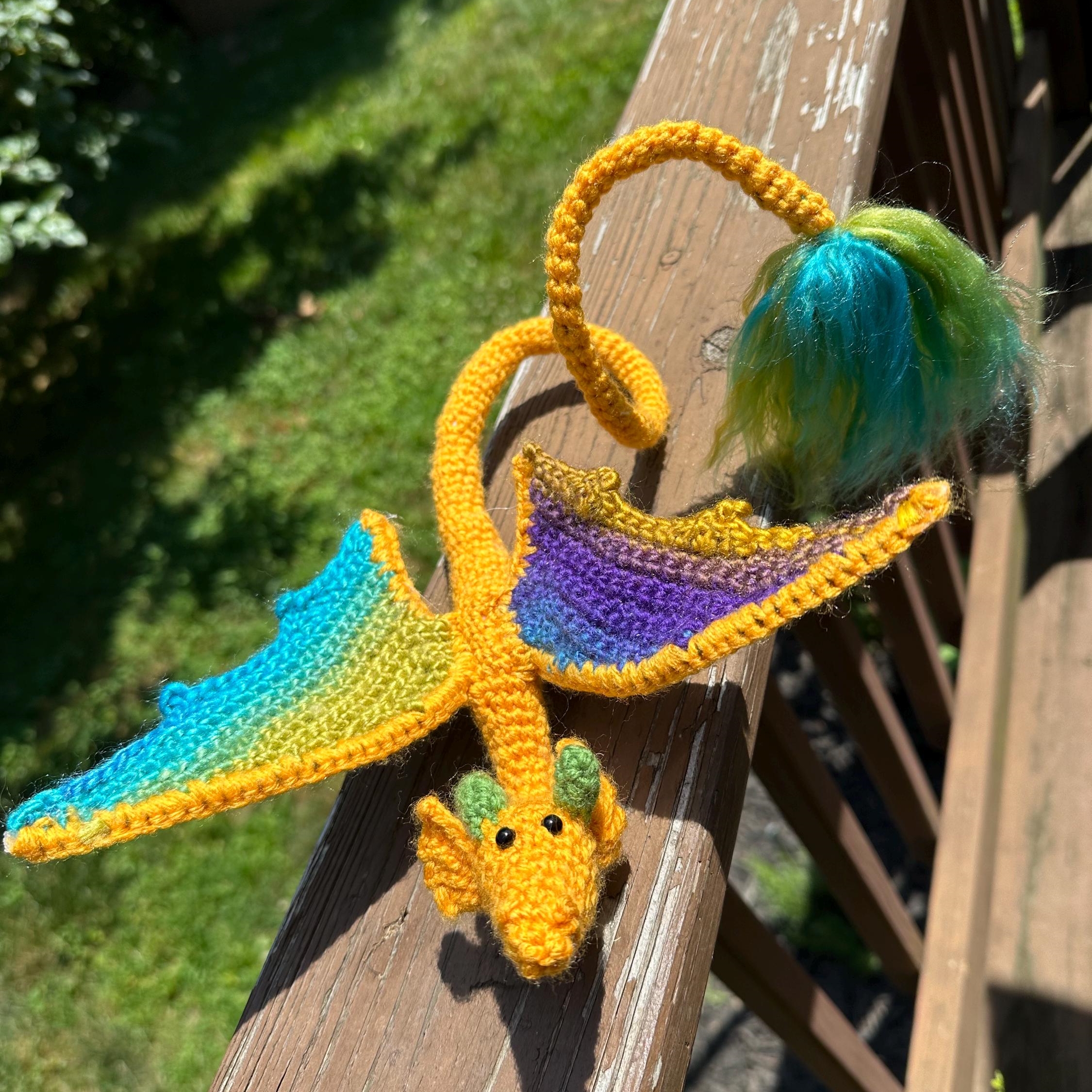 💗🎁 Mother's Day Gift 🐉 Crochet Wearable Wrap Dragon