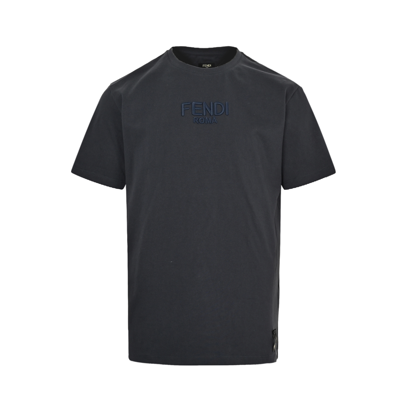 Fendi 25ss flocked letter eye print short sleeve