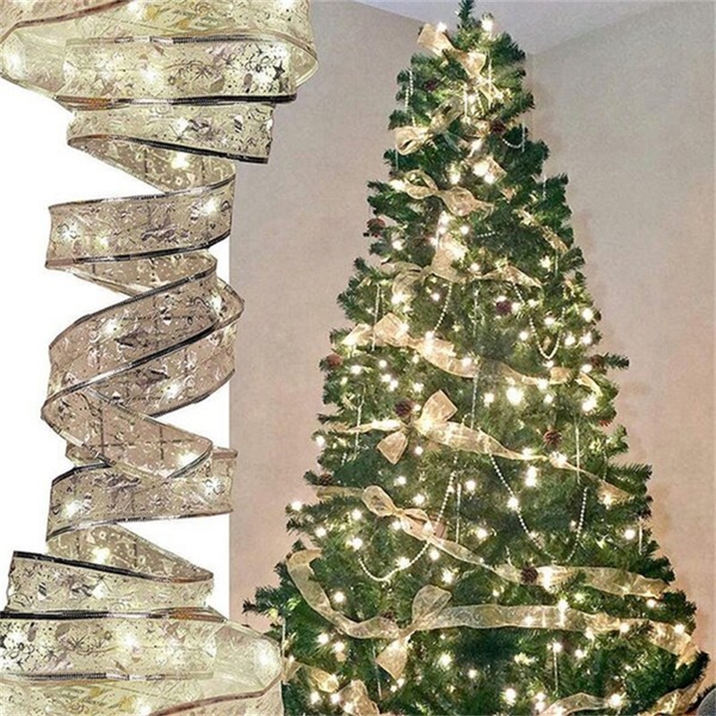 Christmas Ribbon Fairy Lights( 🔥Buy 2 get 1 free now)