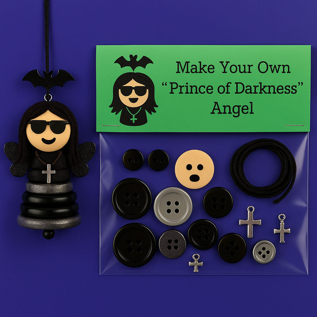 Ozzy DIY Button Ornament Kits