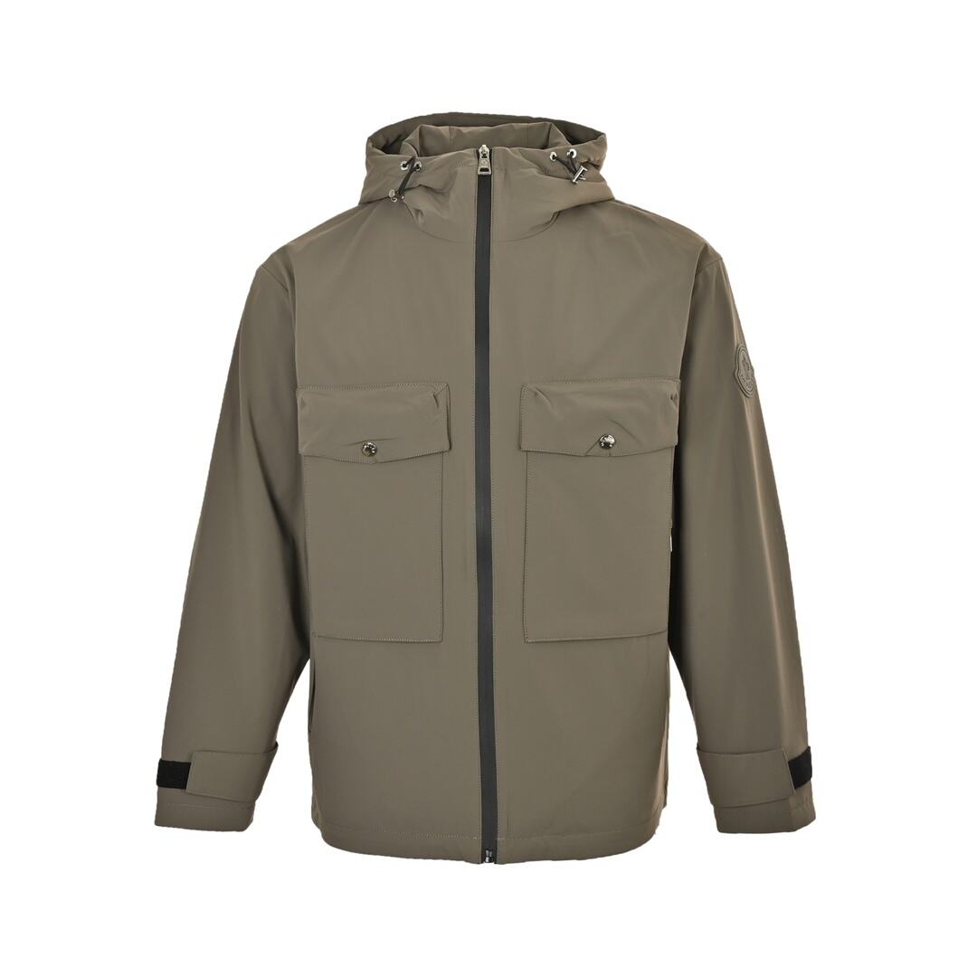 Moncler Double Pocket Light Cotton Hooded Jacket