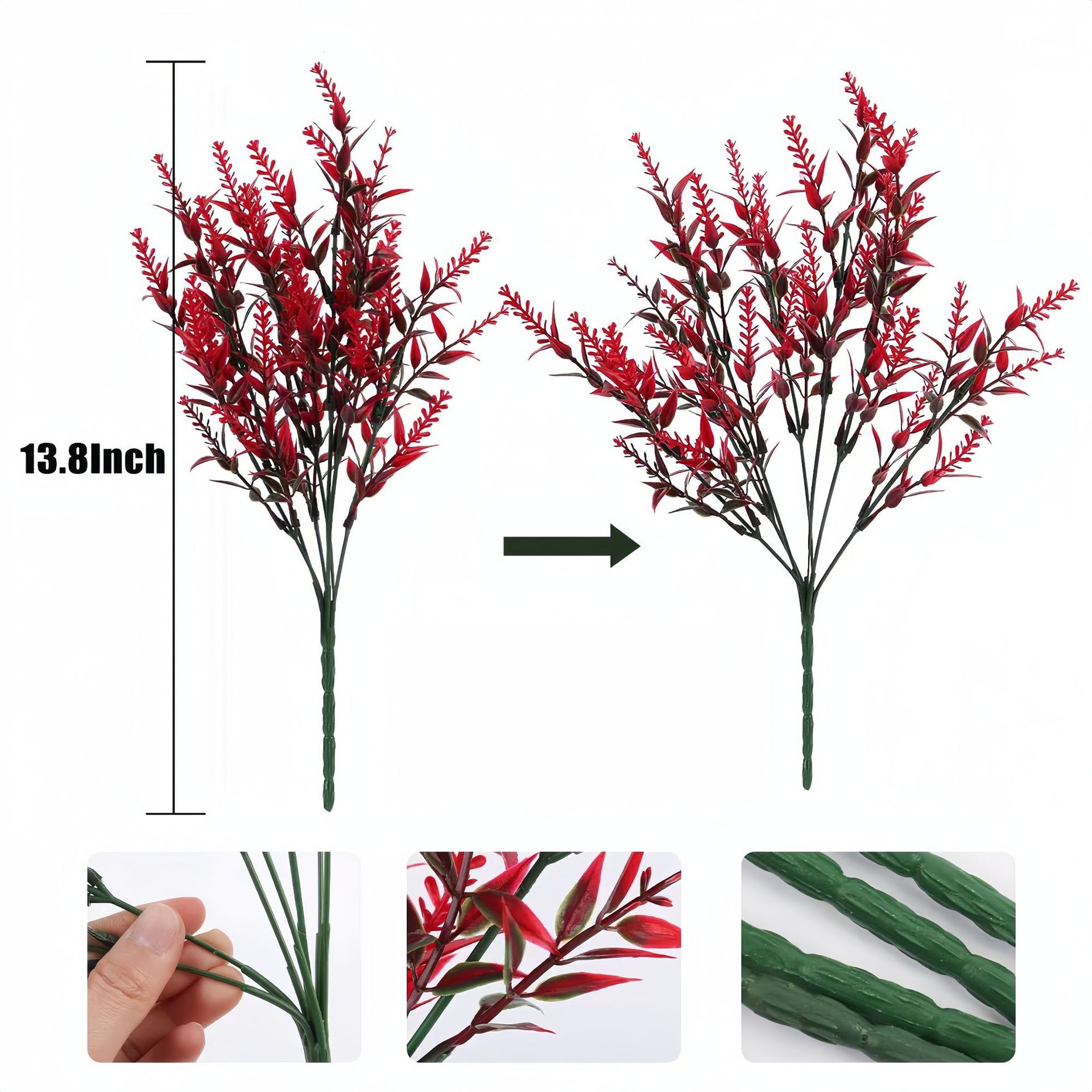 🏆Flash Sale⚡Artificial Outdoor Flowers - UV resistant, Waterproof, Windproof