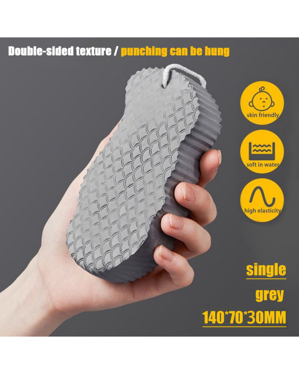🔥45% OFF Last Day Sale -Super Soft Exfoliating Bath Sponge-BUY 3 GET 2 FREE & FREE SHIPPING