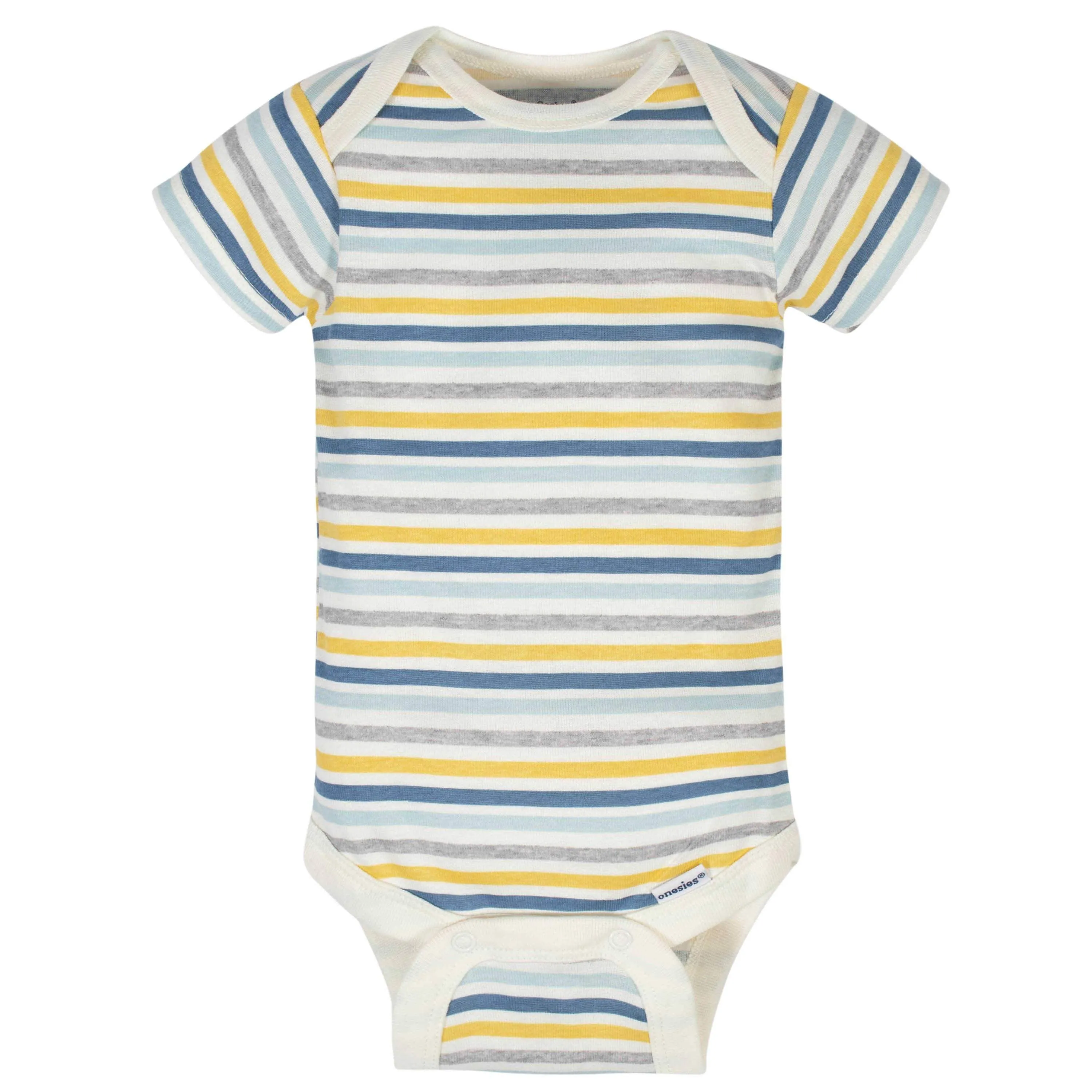 8-Pack Baby Boys Dinosaur Short Sleeve Onesies Bodysuits