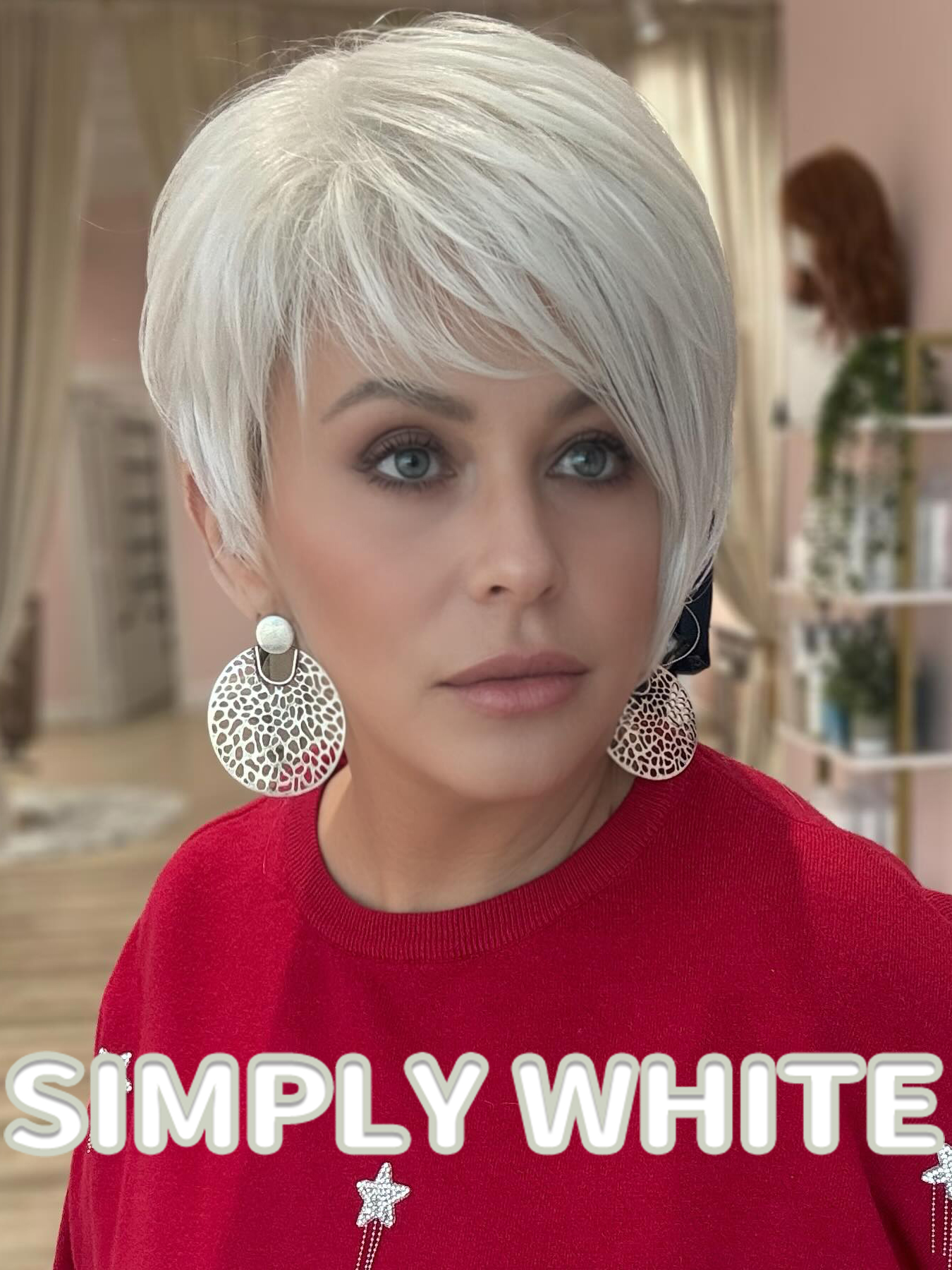 Modern Short Bob Wig With Feathered Layers