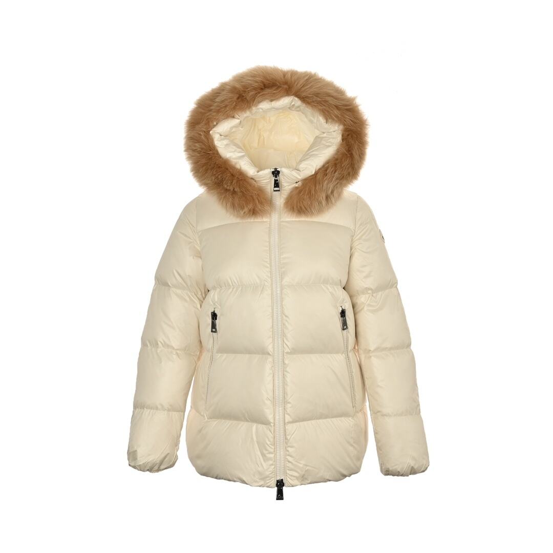 Moncler Women's LaiChe Fur Collar Hooded Down Jacket