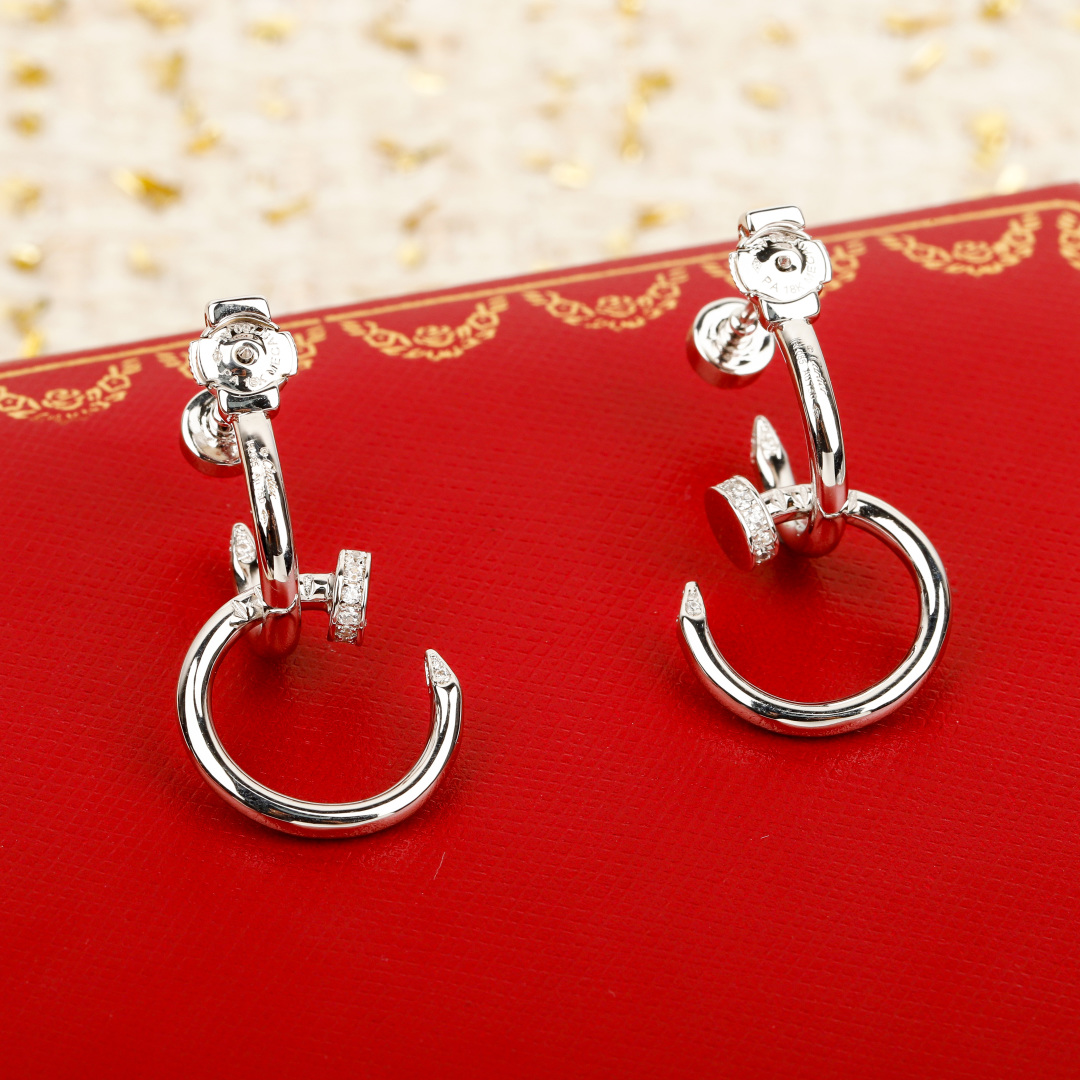 Cartier nail earrings